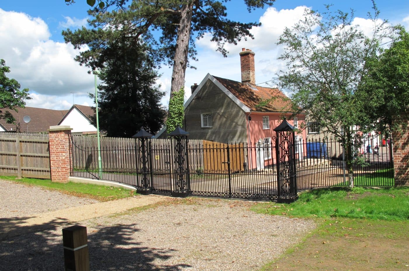 entrance iron gate